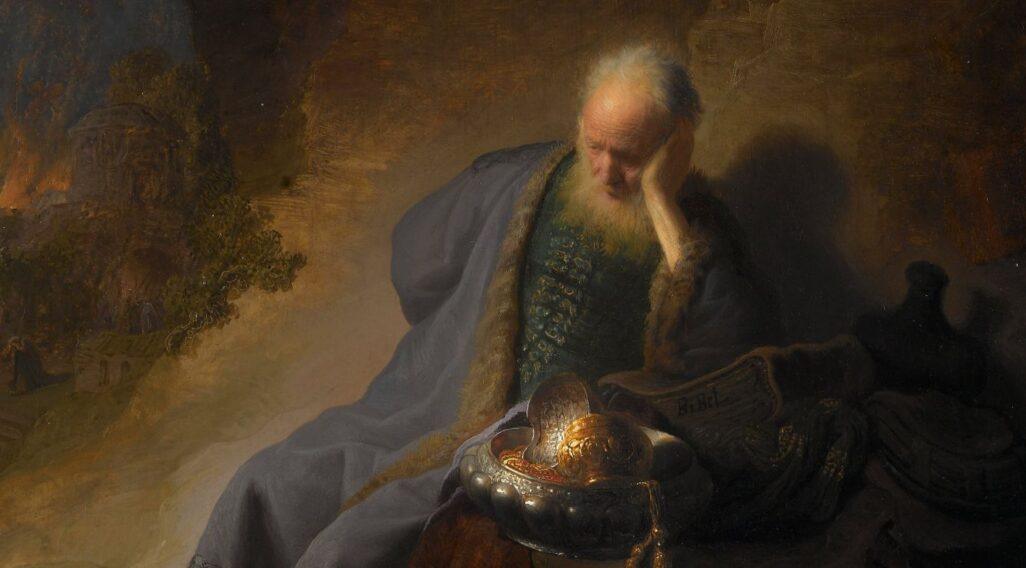 Jeremiah lamenting